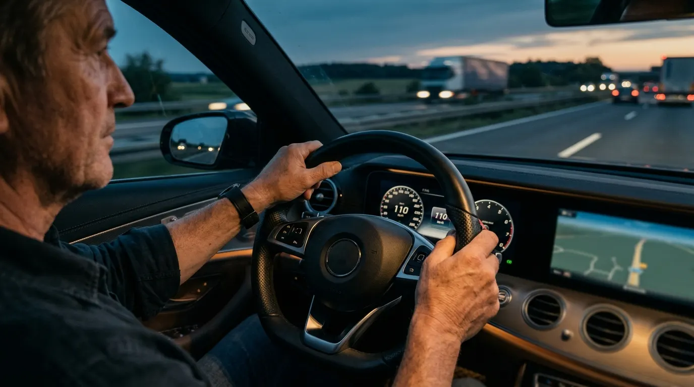 Convoyeur professionnel au volant